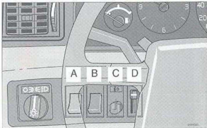 A B C D
