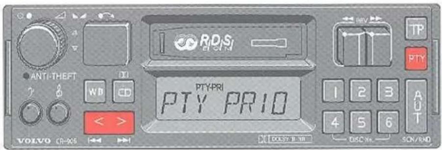 RDSi ANTI-THEFT WD CD VOLVO CR-005 DTI < > PTYPRI PTY PR10 COLS BY: 18 INV TP PTY 1 2 3 AUT 4 5 6 DISC No. SCN/IND