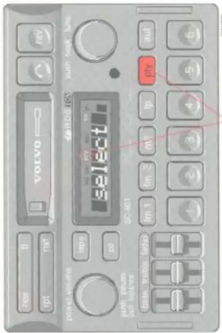 rew t1 Ipt nxt VOLVO power-volume amps do select push pause just balance SIC-801 base trouble factor fm 1 fm 2 m3 tp ply aut