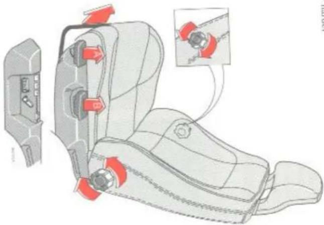 VOLVO S70 (1999) - Veral de stool, voordai u gait ruiden. WAARSCHUWING! - 2