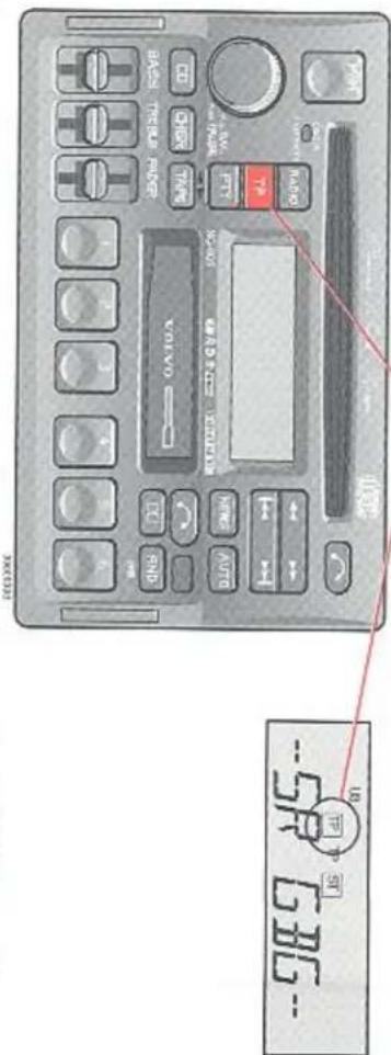 VOLVO TP RADIO INTL AUTO CD CHOR TAPS BASS TRESUS RAVES 1 2 3 4 5 6 UB TP ST --SR GBG--