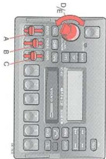 A B C DATA MSS TYPE HOM RNG CHN 25V D/E