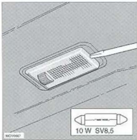 VOLVO S90 (1998) - Gloeilampen vervangen - 2