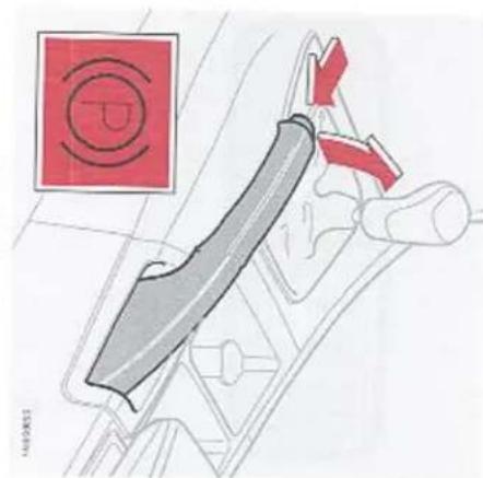 VOLVO V70 (2002) - Handrem, Elektrische aansluitingen/Aansluitingen voor aanstekers - 1