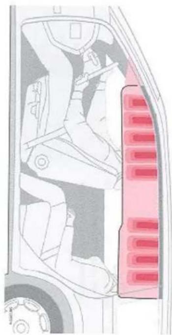 VOLVO V70 (2002) - IC-system (Inflatable Curtain) - 1