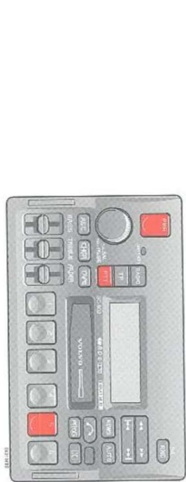 RWD RND RADIO TP PTT SC-302 VOLVO ACC CHR DVP BASS TRIMLER PRDER PROG IX 1 2 3 4 5 6 EX:1402