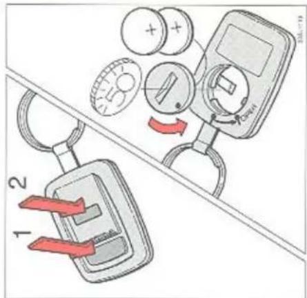 VOLVO V90 (1997) - Centrale vergrendeling met afstandsbesturing, zonder alarm (sommige markten) = - 1