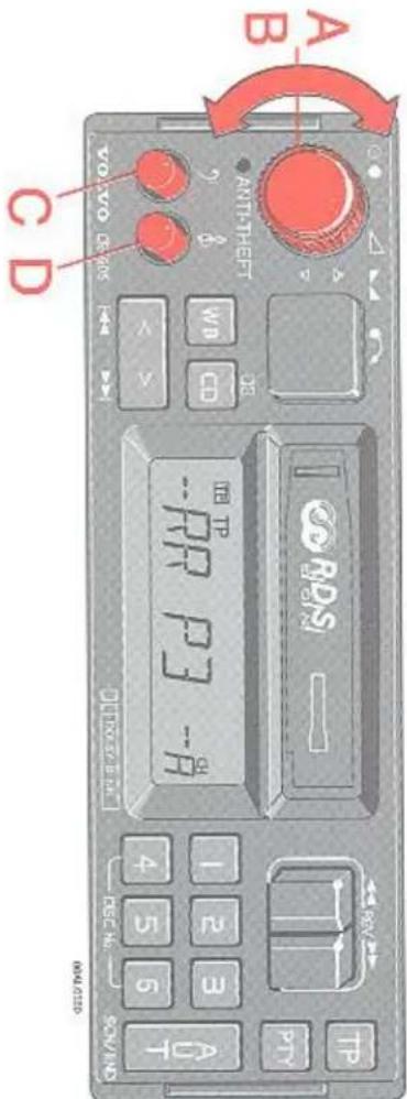 ON/ACOS 4 5 6 1 2 3 PIT TP REV VOUTO GPS C D H-- E d H Y PP P3 PP P CD W/O CD Anti-HEFT A B RPS