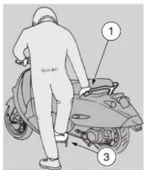 APRILIA Habana 125 (1998) - MIDDENSTANDAARD - 1