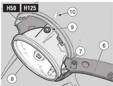 H50 H125 ⑩ ⑨ ⑦ ⑥ ⑧