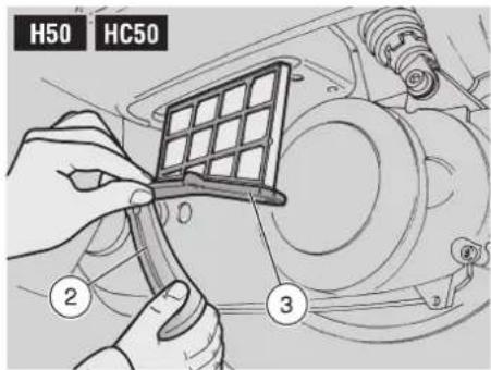 H50 HC50 ② ③