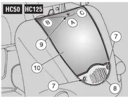 HC50 HC125 B A G 9 7 10 7 8