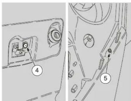 APRILIA Leonardo 150 (2003) - VERWIJDEREN VAN DE BINNENSTE VOORSTE KAP - 1