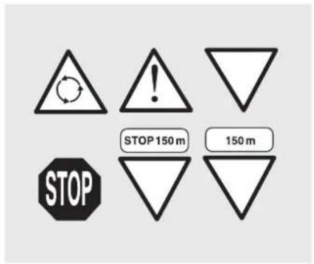 STOP STOP 150 m 150 m