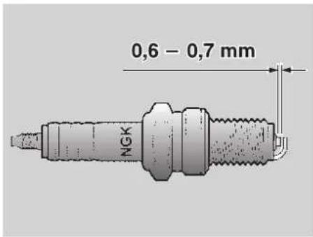 0,6 - 0,7 mm NGK