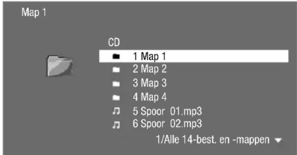 Map 1 CD ■ 1 Map 1 □ 2 Map 2 □ 3 Map 3 □ 4 Map 4 □ 5 Spoor 01.mp3 □ 6 Spoor 02.mp3 1/Alle 14-best. en -mappen