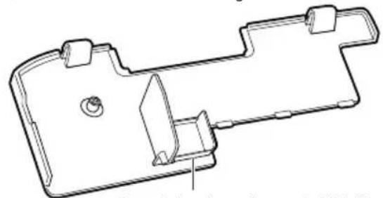 KENWOOD BD-7000 - Bevestigingsbeugel voor de HDMI-kabel - 1