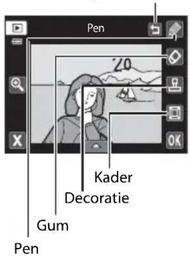 Pen 20 Kader Decoratie Gum Pen