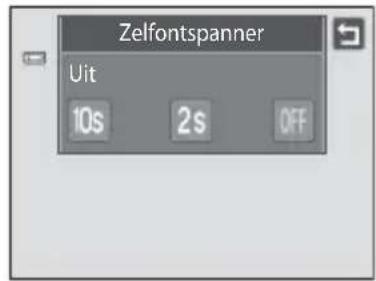 Zelfontspanner Uit 10s 2s OFF