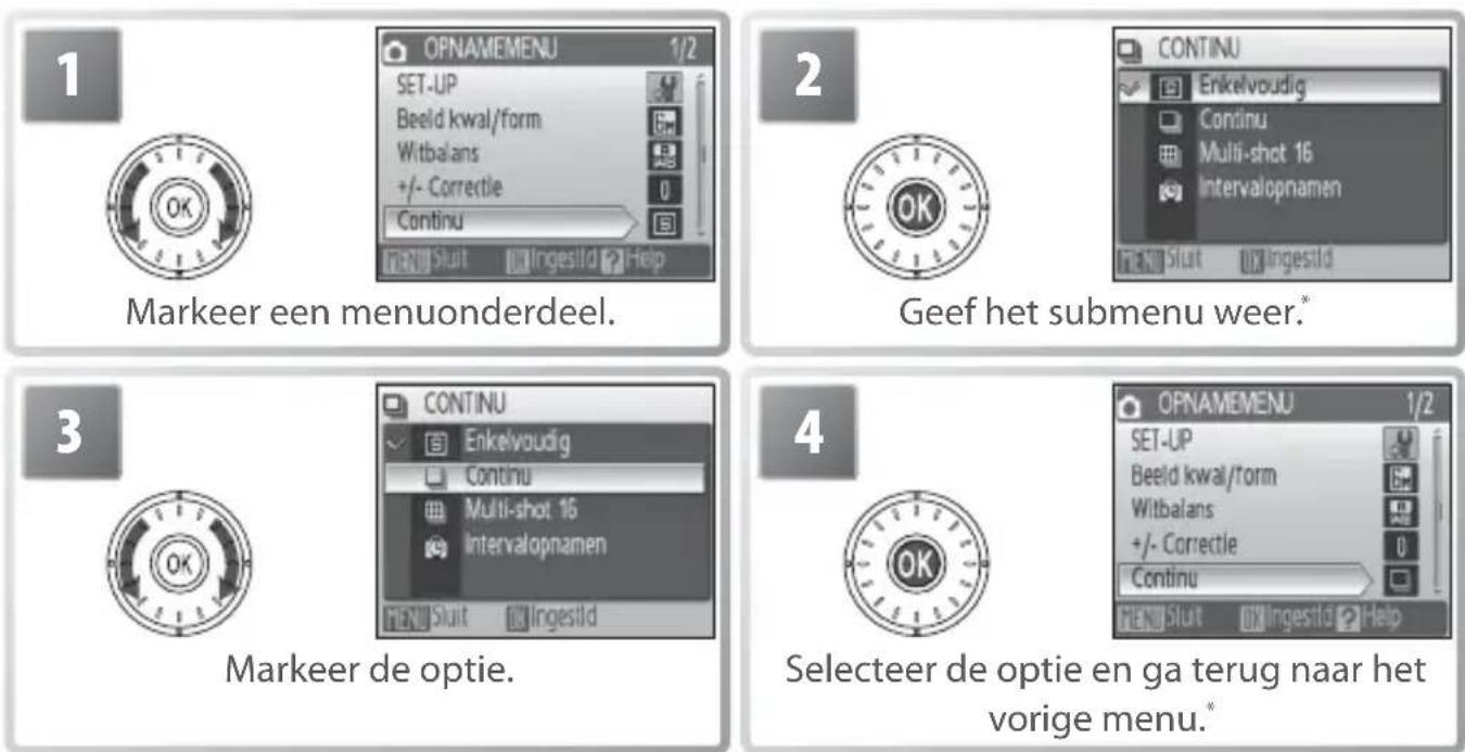 NIKON Coolpix S6 - Werken met menu's - 1