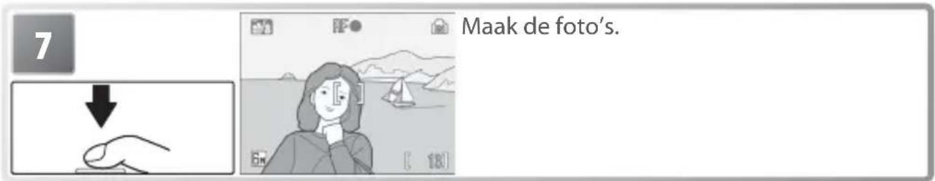 7 Maak de foto's.