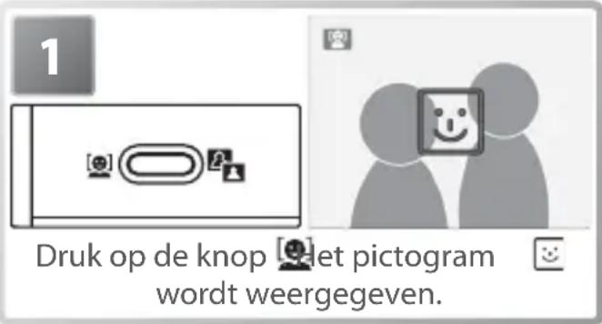 Druk op de knop het pictogram wordt weergegeven.