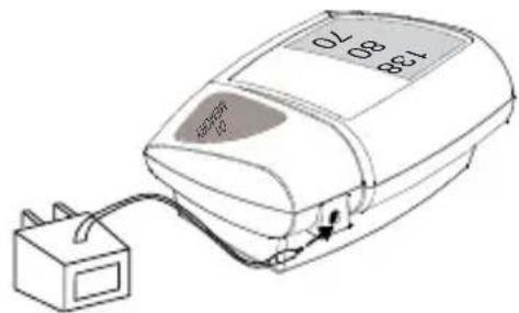 MICROLIFE BP 3BXO-A - Het gebruik van een wisselstroomadapter (speciaal toebehoren) - 1