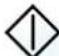 Two types of household appliances: a blue smartphone and a white rack with black diagonal lines (no text or symbols)