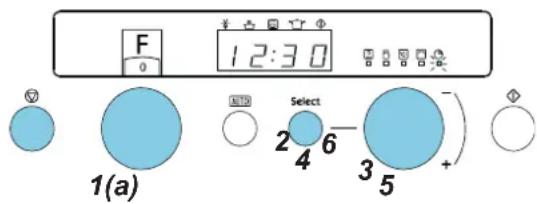 F 12:30 1(a) Select 2 4 6 3 5