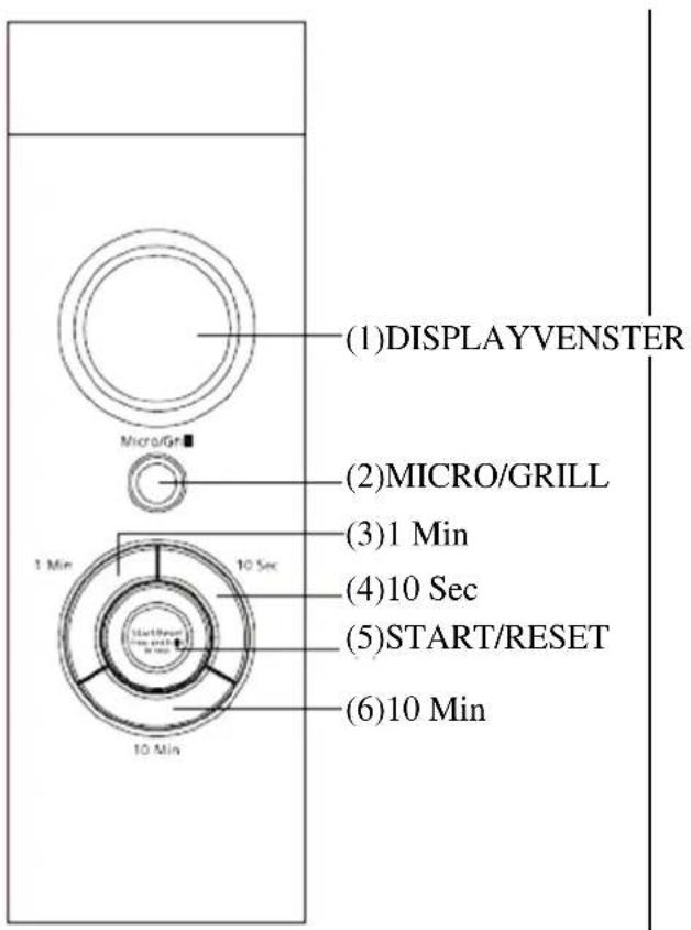 BEKO MWF 2310 EW - BEDIENINGSPANEEEL - 1