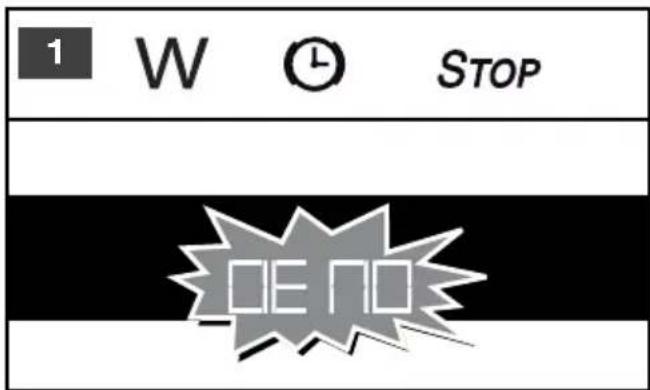 1 W Ⓛ STOP DE NO