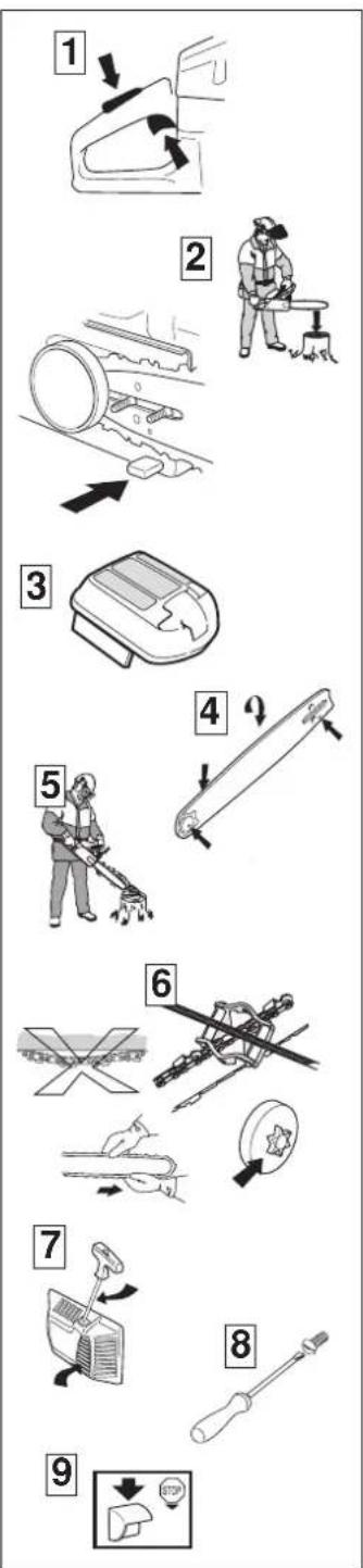 HUSQVARNA 355 - Dagelijks onderhoud - 1