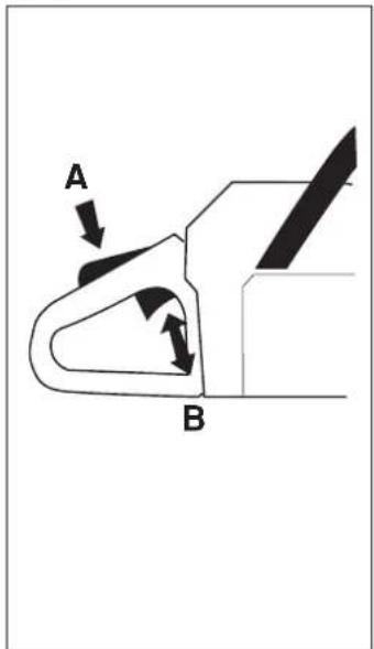 HUSQVARNA 355 - Gashendelvergrendeling - 1