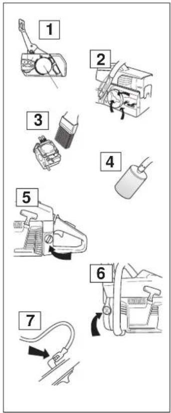 HUSQVARNA 45 - Maandelijks onderhoud - 1