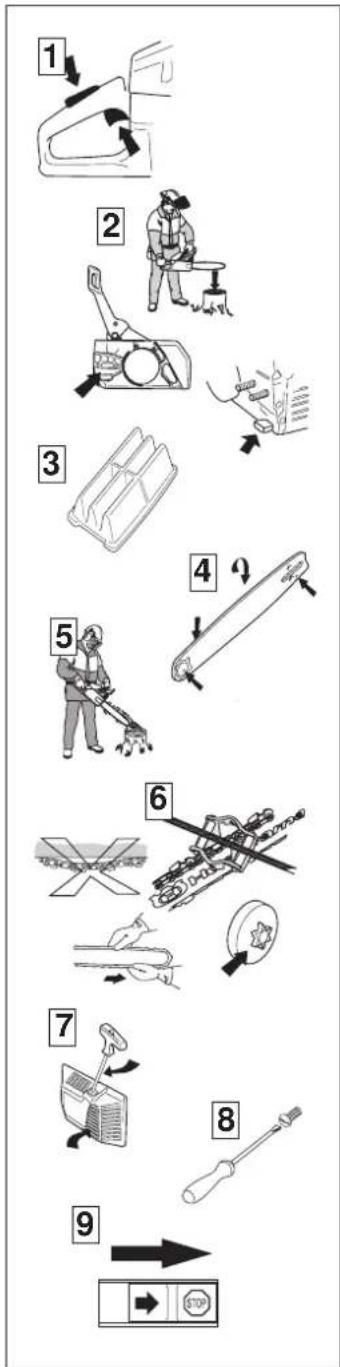HUSQVARNA 45 - Dagelijks onderhoud - 1