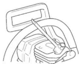 HUSQVARNA 42 - Een gebroken terugspringveer vervangen - 6