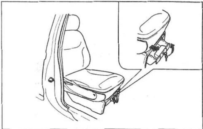 KIA Carnival II - Opbergruinte voorstoel (indien van toepassing) - 1