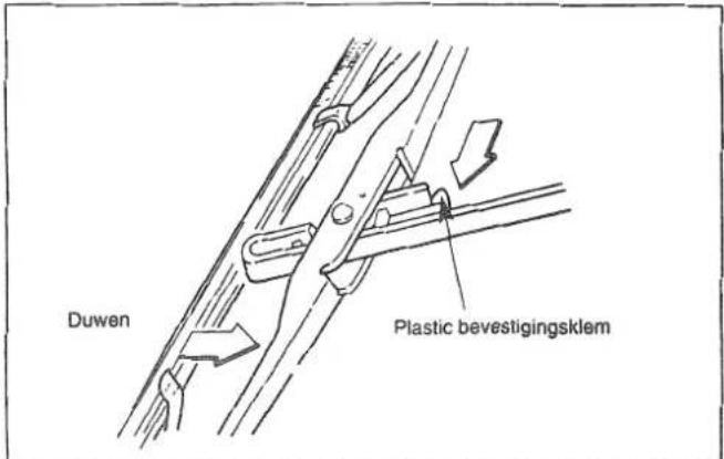 Duwen Plastic bevestigingsklem