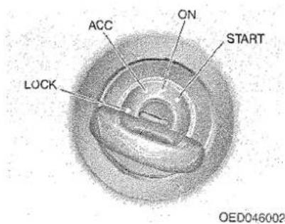 ACC ON START LOCK OED046002