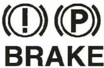 (!) (P) BRAKE