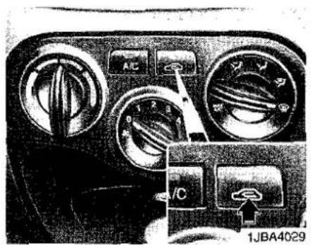 KIA Rio III - Uitstroomopeningen dashboard - 1