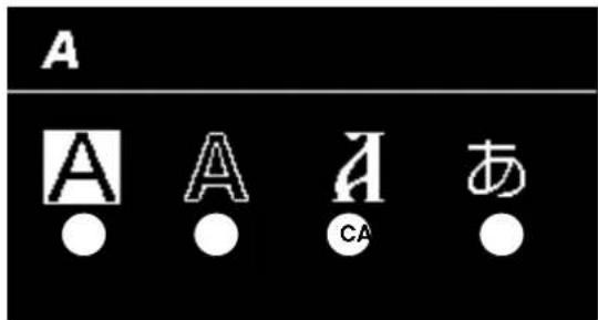 A A A A あ CA