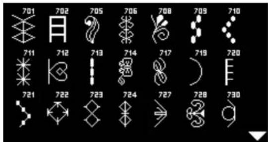 701 702 705 706 708 709 710 711 712 713 714 717 719 720 721 722 723 724 727 728 730