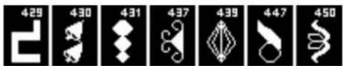 429 430 431 437 439 447 450