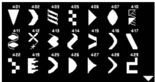 401 402 403 405 406 407 410 411 412 413 414 415 416 417 422 419 425 426 427 428 429