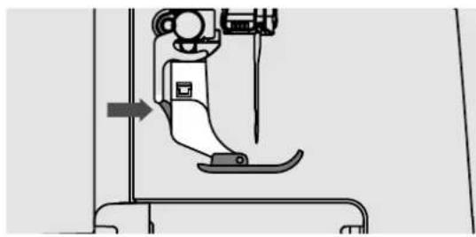 BERNINA 5 Series 550 QE - Naaivoetzool verwisselen - 1
