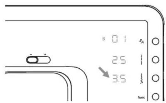8 0 1 #A 2.5 i 3.5 y func