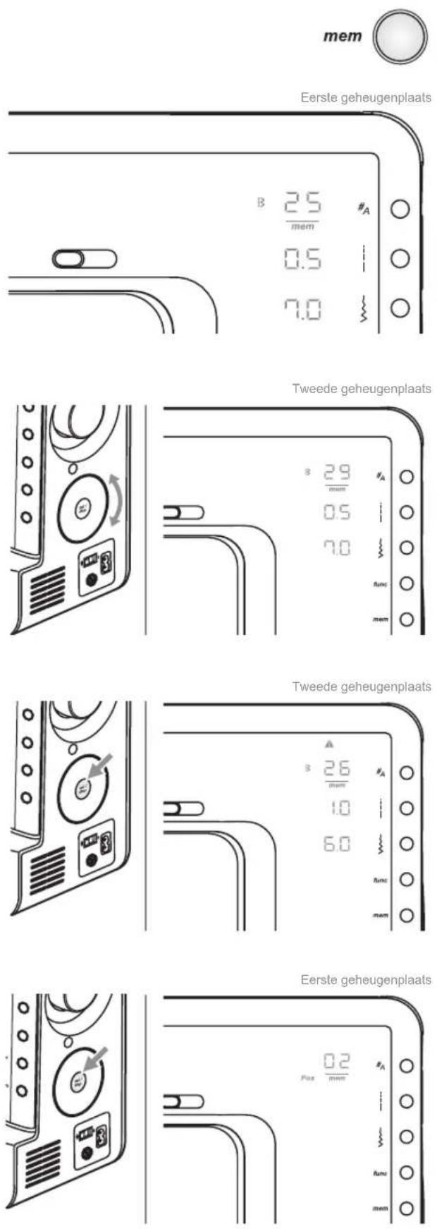 BERNINA Bernette 25 - Opgeslagen steek oproepen en naaien - 1