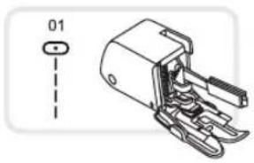 BERNINA Bernette 25 - Boventransportvoet - 1