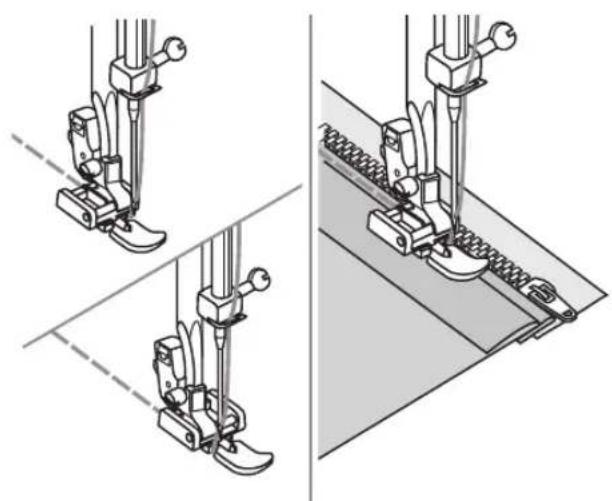 BERNINA Bernette 25 - Rits inzetten - 4